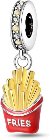 Gold Charms for Pandora Bracelets and Necklace for Women Cubic Zirconia Artists Dangle Beads Jewelry Gifts in Saudi Arabia