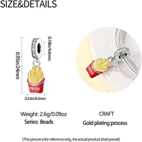 Gold Charms for Pandora Bracelets and Necklace for Women Cubic Zirconia Artists Dangle Beads Jewelry Gifts in Saudi Arabia