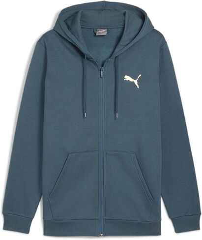 PUMA Men's Essentials Graphic Full-Zip Hoodie in Saudi Arabia