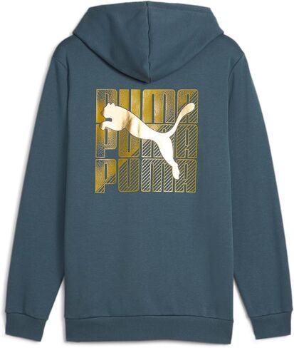 PUMA Men's Essentials Graphic Full-Zip Hoodie in Saudi Arabia