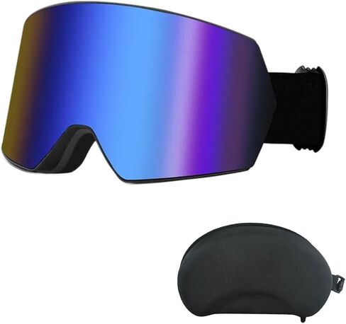 LESC Ski Goggles Anti-fog with UV400 Protection, HD OTG Design Snowboard Snow Skiing Goggles for Men Women Adult,Youth in Kuwait