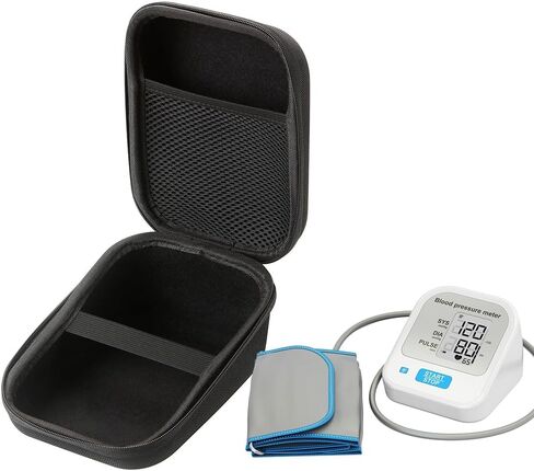 Portable Hard Case for OMRON 3 and 10 Series BP786 BP786N BP785N BP7100 Silver BP5250 Bronze BP5100 5 Series BP7250 Blood Pressure Monitors, Black Case Only in Kuwait