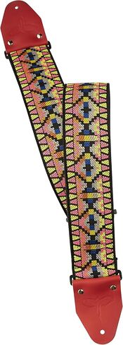 2.75 "Retro Jacquard Guitar Strap ، Salmon (110139 :: 036 :) in Kuwait