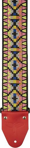 2.75 "Retro Jacquard Guitar Strap ، Salmon (110139 :: 036 :) in Kuwait