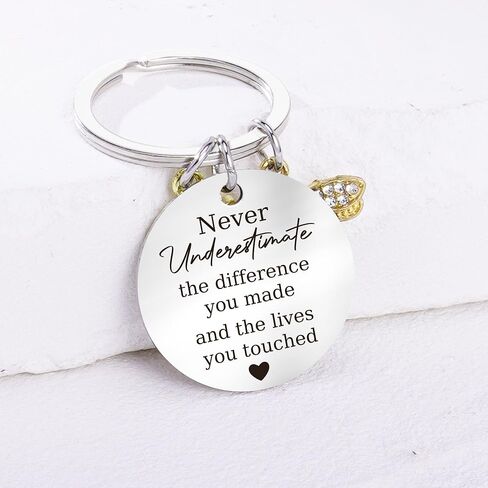 Sunflower Inspirational Bee Keychain Appreciation Gifts Motivational Thank You Gifts for Teacher Women in Saudi Arabia
