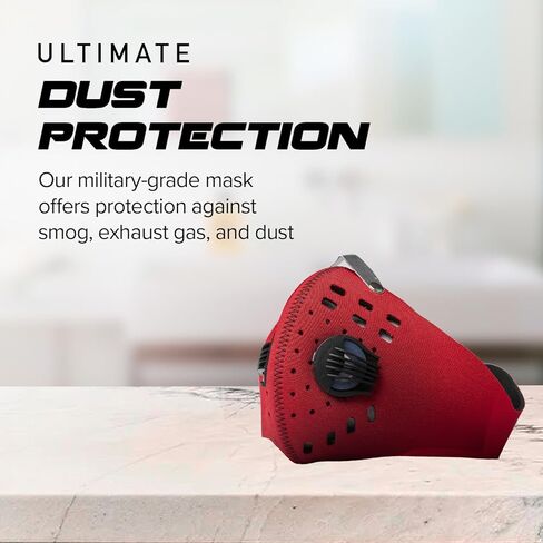 Anti Pollution Face Mask with Military Grade Protection | Anti Smoke, Exhaust Gas, Dust & Pollen in Saudi Arabia