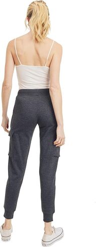 GoodThreads Women's Ultra Soft Fleece Midweight Disual Solid Cargo Pants in Kuwait