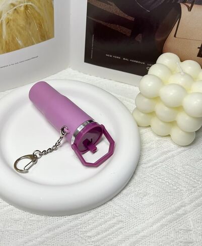 سلسلة مفاتيح كأس Laekou Mini متوافقة مع كأس ستانلي ، سلسلة مفاتيح Holder Holder اللطيفة للحقيبة على ظهر حقيبة المحفظة in Saudi Arabia