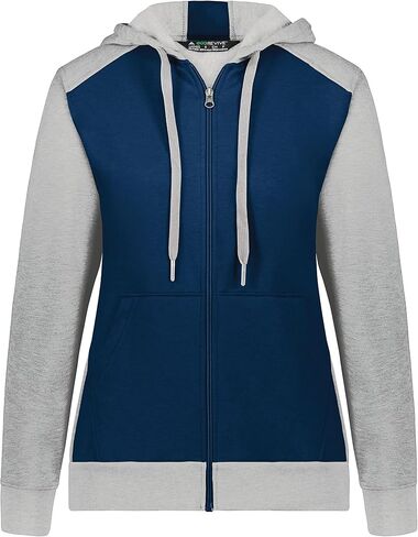 سترة بغطاء رأس بسحاب كامل من الصوف للسيدات من Augusta Sportswear لثلاثة فصول in Kuwait