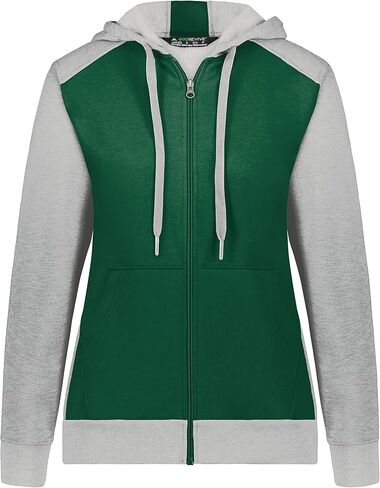 سترة بغطاء رأس بسحاب كامل من الصوف للسيدات من Augusta Sportswear لثلاثة فصول in Kuwait