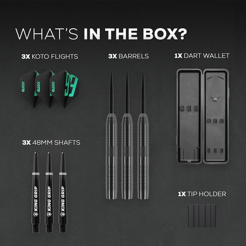 Koto 9-Dart Black 90 ٪ السهام 23 جم in Kuwait