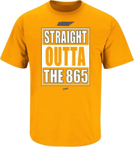 Smack Apparel Straight Outta The 865 T-Shirt for Tennessee College Fans (SM-5XL) in Saudi Arabia