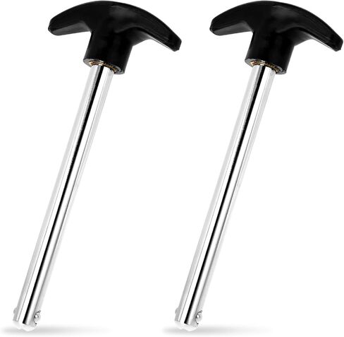 2 PCS Weight Stack Pin, Pin Tensile 3/8 Inch Diameter 4.4 Inch Locking Space Weight Lifting Machine Pins, Gym Pin Heavy Duty Replacement Home Gym Exercise Machine Parts Accessories in Saudi Arabia