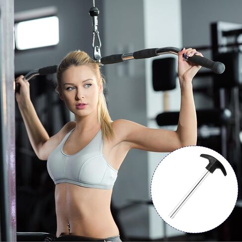 2 PCS Weight Stack Pin, Pin Tensile 3/8 Inch Diameter 4.4 Inch Locking Space Weight Lifting Machine Pins, Gym Pin Heavy Duty Replacement Home Gym Exercise Machine Parts Accessories in Saudi Arabia