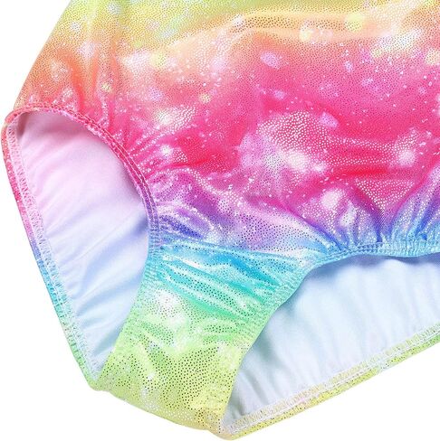 XFGIRLS Gymnastics Leotards for Girls Glitter Dancewear with Matching Shorts Set in Saudi Arabia