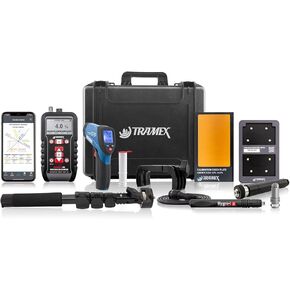 Tramex Concrete Determinator Inspector Kit CDIK | Moisture Meter, Humidity Probe & Infrared Thermometer for Completing a Full Concrete Moisture Test | Measure Moisture Content in Concrete Flooring