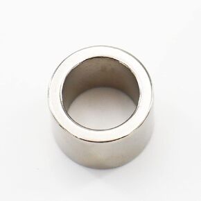 Radial Ring Magnet - N38 0.83" OD x 3/5" ID x 3/5" Radially Oriented Magnetized Unipolar Neodymium Magnets for Electric Motor Wind Generator (S Pole Outside)