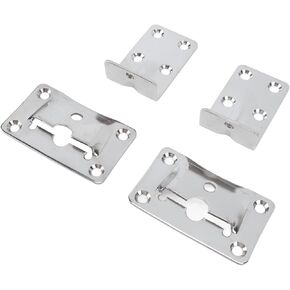 1 Pair Removable Table Bracket Stainless Steel 304 Boat Table Brackets Desktop Removable Table Bracket Replacement for RV Yacht Ship Household