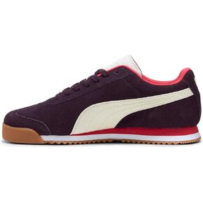 PUMA Men's Roma Suede Midnight Plum/Alpine Snow/Gum 8.5 Medium