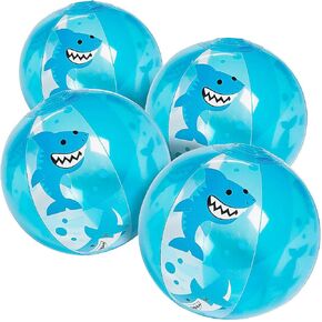 كرة الشاطئ Mini Beach المرح Express Shark - ألعاب - 12 قطعة