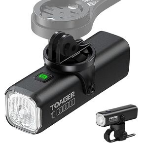 1000 Lumen Bike Light T1000, 4500mAh USB Type-C Rechargeable Bike Headlight, IPX6 Waterproof Bicycle Front Light for Road, Urban,Mountain Night Riding