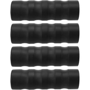 Create idea 4Pcs Bike Handlebar Grips 32mm Non-Slip Handlebar Grips for 32.5-33mm Bicycle Scooter Folding Bike Handle 120mm Black Rubber