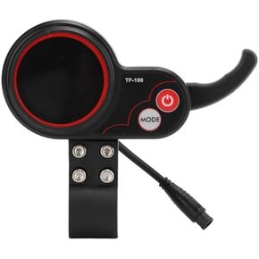 Haofy 48V Tf?100 Display 6 Pin Communication Instrument for M4 Electric Scooter Controller, Scooter Thumb Throttle, Electric Scooter