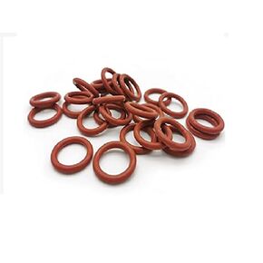 Unifizz Silicone O - Ring, OD 7.6mm ID 4mm Width 1.8mm Industrial O - Ring for Automotive, Mechanic, Red,30PCS
