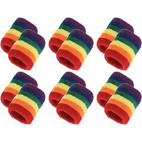 MECCANIXITY Sports Wristbands, Absorbent Sweatband Competitions Wrist Band Sweat Band for Men Women Tennis Basketball