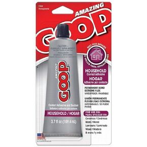 Eclectic Products 130012 12 Pack 3.7 oz. Amazing Goop All-Purpose Household Adhesive, Clear