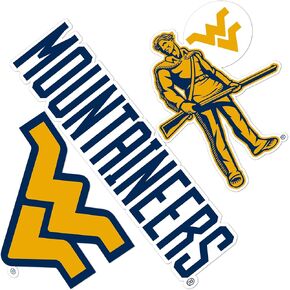 Desert Cactus West Virginia University Sticker WVU Mountaineers Vinyl Decals Laptop Water Bottle Car Scrapbook T5 (Type 5-1)