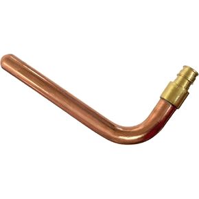 25 Pieces 1/2'' Pex-A Stub Out Elbow, 3-1/2'' x 6'', Brass, 0.5 Inch