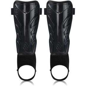 Luwint Kids Soccer Shin Guards with Ankle Protection, Comfortable Child Calf Pads Protective Gear Soccer Equipment for 8-12 Yrs