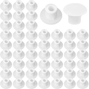 500PCS Shelf Hole Plugs,White Hole Plugs Cabinet Screw Hole Plugs Plastic Pocket Hole Plugs Round Button 3/16 Inch Cabinet Hole Filler Shelf Caps Screw Caps Cover for Cabinet Cupboard Shelf Furniture