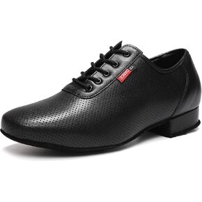 Men's Ballroom Dance Shoes for Tango Waltz Latin Swing Bachata Social Salsa with Suede Sole