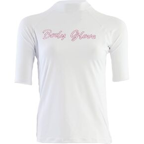 Body Glove Women's Basic Fitted Short Sleeve Rashguard-s-Grey