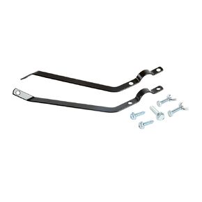 Restaurantware-Broom Brace ONLY: Clean Tek Professional 11.42 Inch Broom Handle Bracket, 1 Heavy-Duty Broom Brace - Handle and Broom Head Sold Separately, Sturdy, Black Iron Brace for Broom Handle