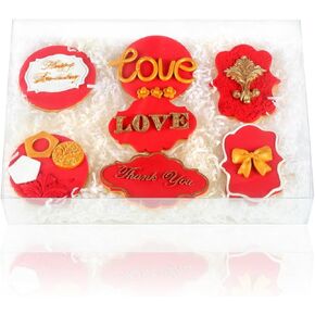12 PCS 10x7x2 inches Clear Gift Boxes Strawberry Boxes Bakery Boxes Cookie Boxes Macaron Boxes Treat Boxes