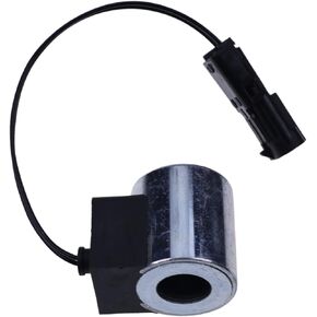 24V Solenoid Valve Coil 60099835-1 3003088 76074642 compatible with Case 1850K 1850K LGP 1850K LT New Holland D150 DC150PS DC180.B