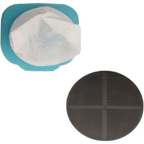 Replacement Filter kit for BLACK+DECKER Cordless Handheld Vacuum (HNVD220J00) 1 Washable Bowl Filters and 1 Pre-Filters, Par t# Hnvdf10 HNVD220