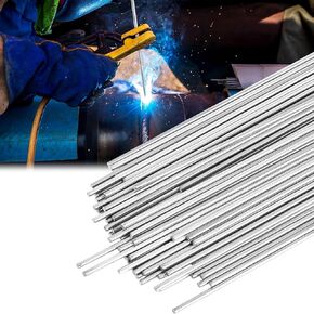 50 قطعة من قضيب لحام TIG من الفولاذ المقاوم للصدأ ER308L، قضيب لحام من الفولاذ المقاوم للصدأ مقاس 1/16 × 16 بوصة، قضيب حشو TIG 1 رطل، مقاومة منخفضة للتآكل، ملحقات لحام TIG، قضبان لحام