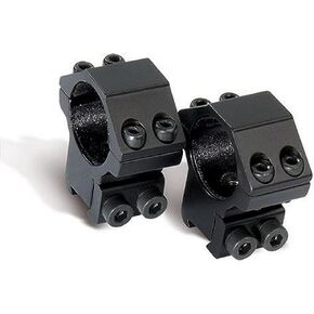 CenterPoint Optics CPM2PA-25H Two-Piece High Profile Rings For Integral Dovetail Mount, Black