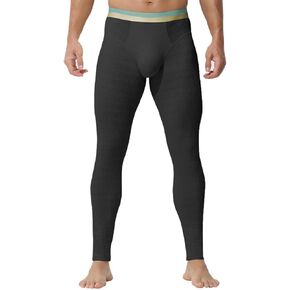 Ouruikia Men's Thermal Underwear Bottoms Ultra Soft Thermal Pants Cotton Long Johns Pants Base Layer Bottoms