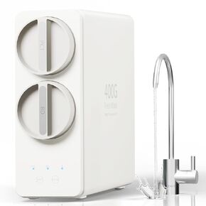 TOKIT Reverse Osmosis System, U1 SE Tankless Reverse Osmosis Water Filter, NSF/ANSI 58, Under Sink Water Filter RO System with Faucet,400 GPD 2:1 Pure to Drain,Reduces TDS