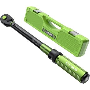 1/2 Drive Click Torque Wrench Dual-Range【10-170.0ft.lb/13.60-230.5Nm】±3% Precision Torque Wrench 1/2 Drive, 72 Tooth Dual-Direction Adjustable Torque Wrench for Bicycle, Moto and Car Maintenance