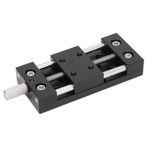 XAxes Sliding Table, X-Axes Linear Stage Sliding Table XAxes Manual Knob Slide Stage Displacement, Linear Roller Bearings