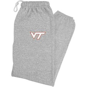 LOGOVISION Virginia Tech Primary Logo Mens Jogger Sweatpants, Athletic Heather, X-Large