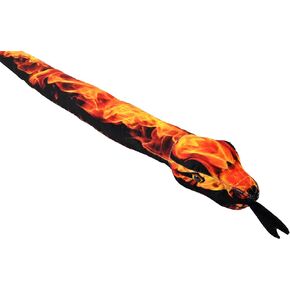 Wild Republic Snake Plush, Stuffed Animal, Plush Toy, Kids Gifts, Pet Snake, Flames, 54 Inches