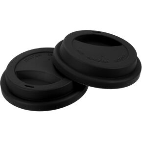 uxcell Silicone Cup Lids, Drinking Lid Reusable Sealed Mug Lid for Ceramic Glass Coffee Mug Spill-Proof, Durable Coffee Cup Covers