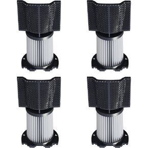 H13-Class HEPA Filters(4 Pack) - for PROMOMO Handheld Vacuum- Washable (Recommended Replacement Frequency: 6-8 Months)